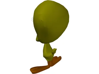 Tweety 3D Model preview