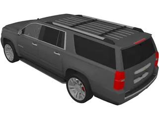 Chevrolet Suburban (2014) 3D Model preview