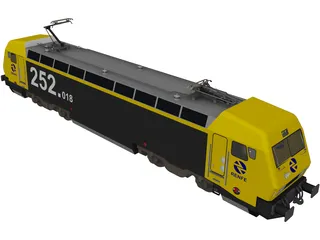 Siemens Locomotive Deutsche Bahn 3D Model preview