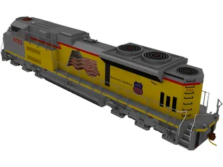 Union Pacific 3D Model preview