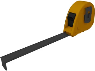 Measure Tape 3D Model preview
