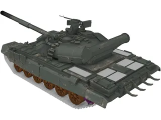 T-90 3D Model preview