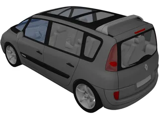 Renault Espace (2002) 3D Model preview