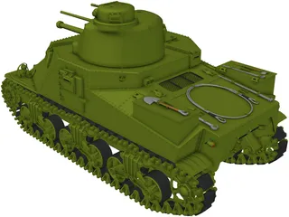 M3 Lee 3D Model preview