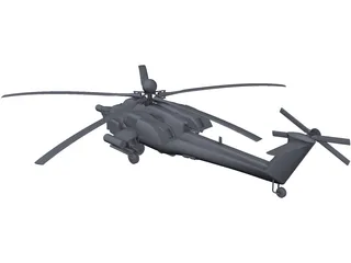 Mil Mi-28 Havoc 3D Model preview
