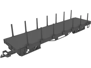 LGB Flatcar 3D Model preview