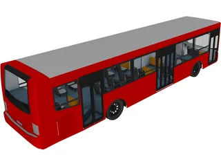 Bus 3D Model preview