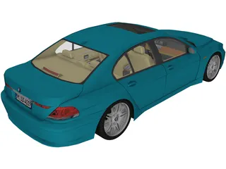 BMW 7-series 3D Model preview