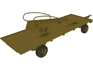 Aircraft Support 3D Model preview