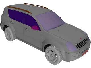 SsangYong Rexton 3D Model preview