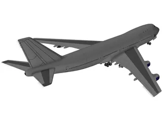 Boeing 747 The Jumbo Jet 3D Model preview