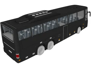 Volvo 9900 Bus 3D Model preview
