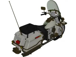 Harley-Davidson Police 3D Model preview