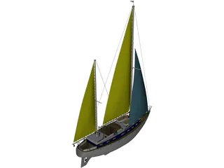 Moon Light 3D Model preview