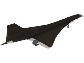 Concorde 3D Model preview
