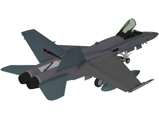 F-18 VFA-151 Hornet 3D Model preview