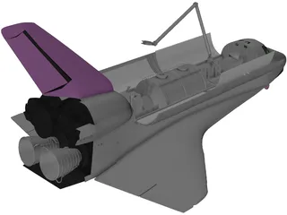 Space Shuttle 3D Model preview