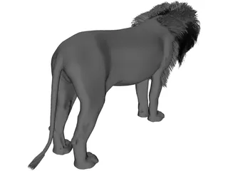 Lion 3D Model preview