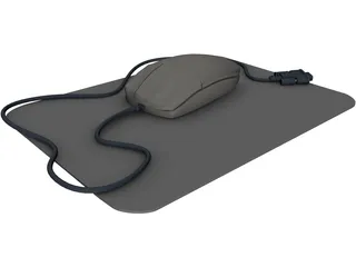 Computer Mouse 3D Model preview