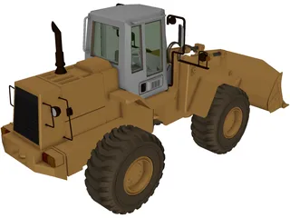 Fiatallis Loader FR-130 3D Model preview