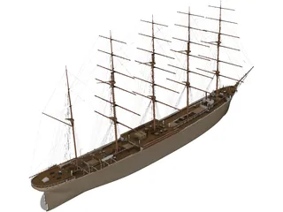 Cap Horn 3D Model preview