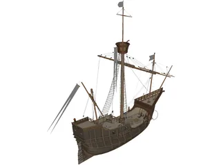 Santa Maria 3D Model preview