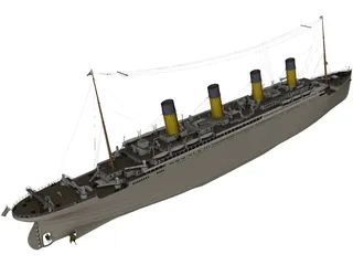 Titanic R.M.S 3D Model preview