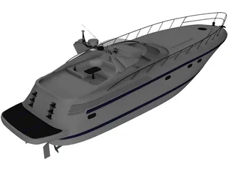 Sarnico 58 Yacht 3D Model preview