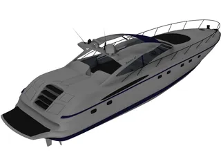 Sarnico 65 Yacht 3D Model preview