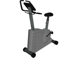 Exercise Cycle 3D Model preview
