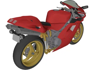 Ducati 916 3D Model preview