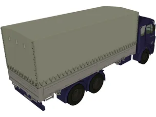 Mercedes-Benz Truck 3D Model preview