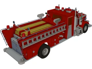 Peterbilt Firefight 3D Model preview