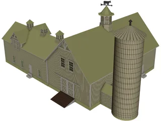 Barn 3D Model preview