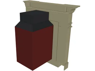Fireplace 3D Model preview