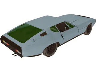 Jaguar Piranha 3D Model preview