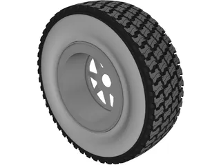 Tire 3D Model preview
