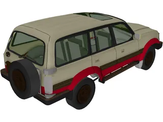 Toyota Land Cruiser (1980) 3D Model preview