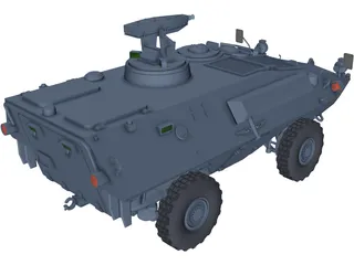 Mowag Piranha 4x4 3D Model preview