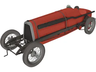 Fiat Mefistofele (1923) 3D Model preview