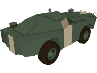 BRDM-1 3D Model preview