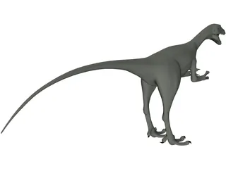 Compsognathus 3D Model preview