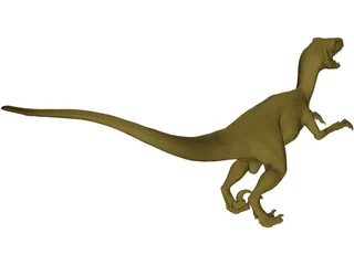 Deinonychus 3D Model preview