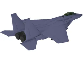 F-15E Strike Eagle 3D Model preview
