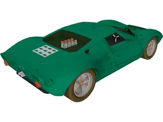 Ford GT40 (1965) 3D Model preview