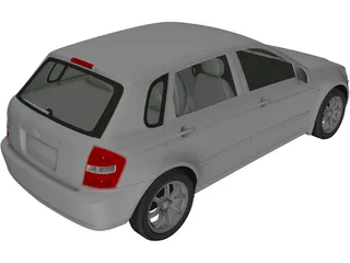 Kia Cerato 3D Model preview
