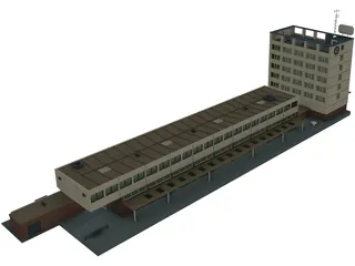 Station Kehl 3D Model preview