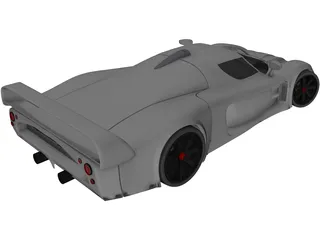 Maserati MC12 3D Model preview
