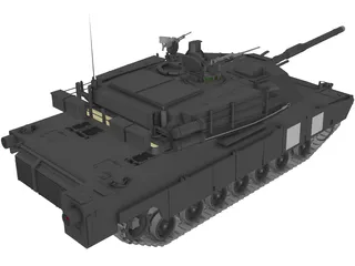 M1A2 Abrams 3D Model preview