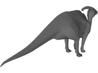 Parasaulophus 3D Model preview